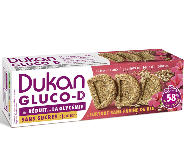 GLUCO-D produits Dukan adaptés au diabète